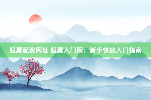 股票配资网址 股票入门网：新手快速入门指南