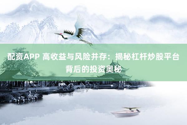 配资APP 高收益与风险并存：揭秘杠杆炒股平台背后的投资奥秘